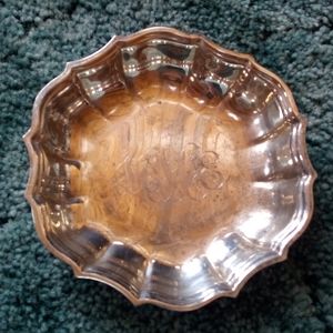 Silver plate Mint dish.